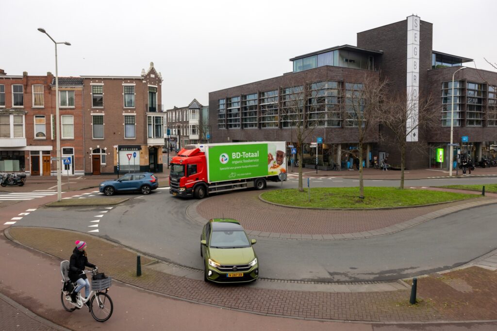 foto van de rotonde Weimarstraat